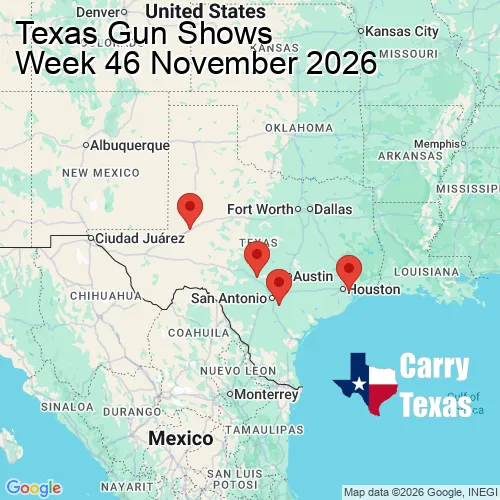 2026 Gun Show Map - week 46