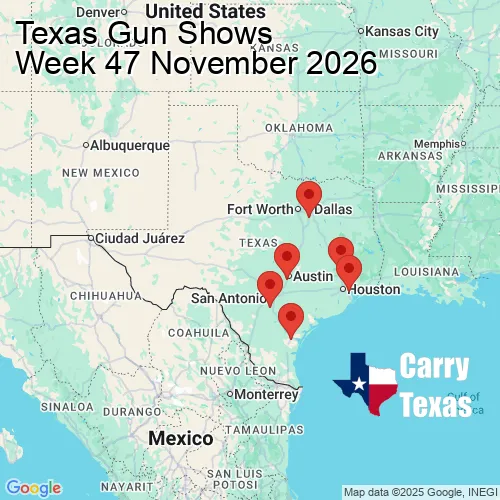 2026 Gun Show Map - week 47