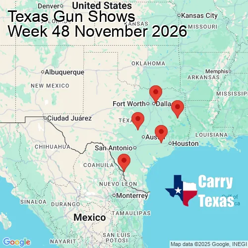 2026 Gun Show Map - week 48