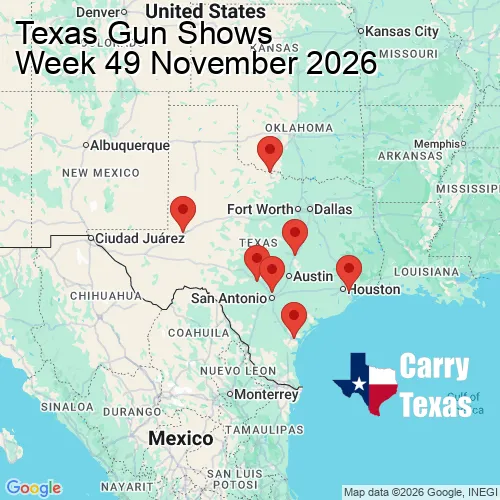 2026 Gun Show Map - week 49