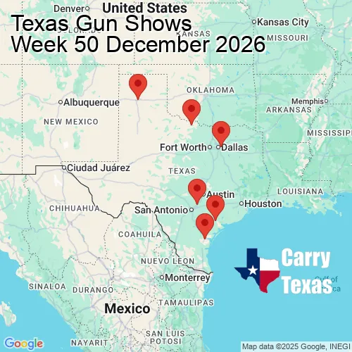 2026 Gun Show Map - week 50