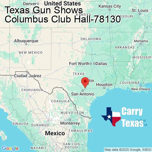 New Braunfels Columbus Hall Gun Show
